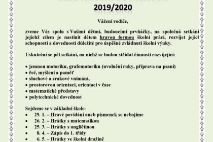 Školní hrátky pro předškoláky