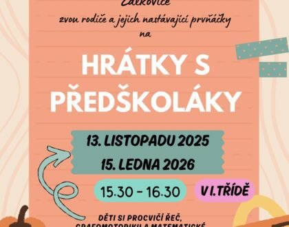 Hrátky s předškoláky
